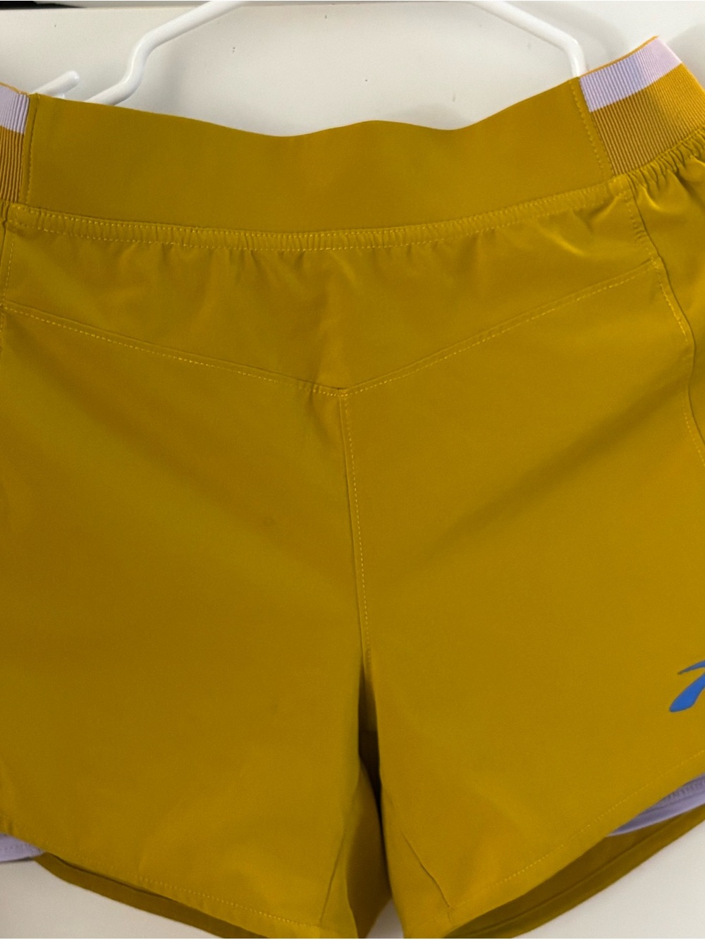 Brooks Women's Athletic Shorts in Mustard Yellow